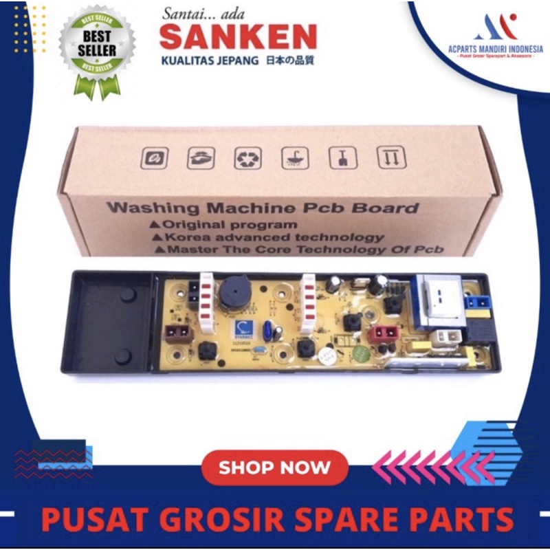 SANKEN AW-S835PP modul mesin cuci Top Loading
