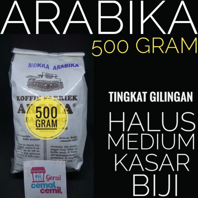 

[BISA COD] kopi AROMA Bandung ARABIKA 500 GRAM