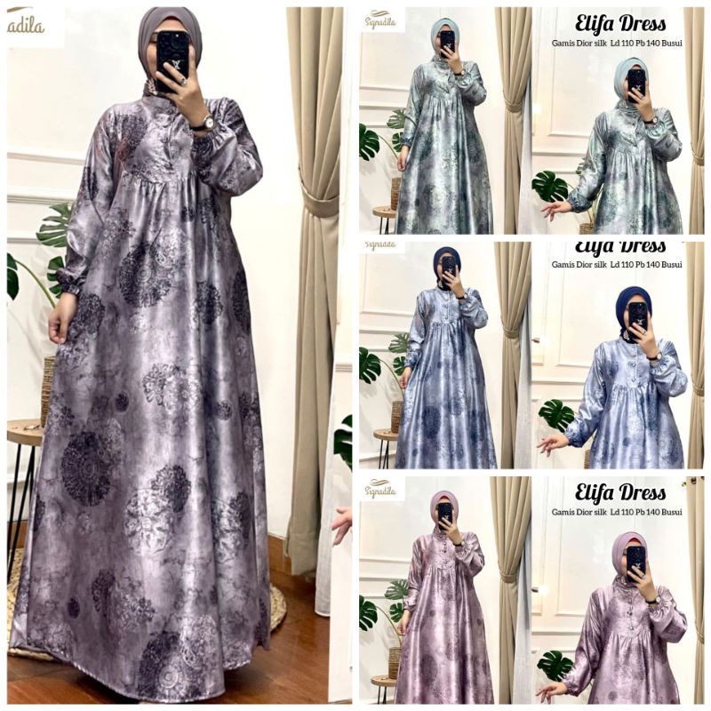 GAMIS DIOR SILK - ELIFA DRESS