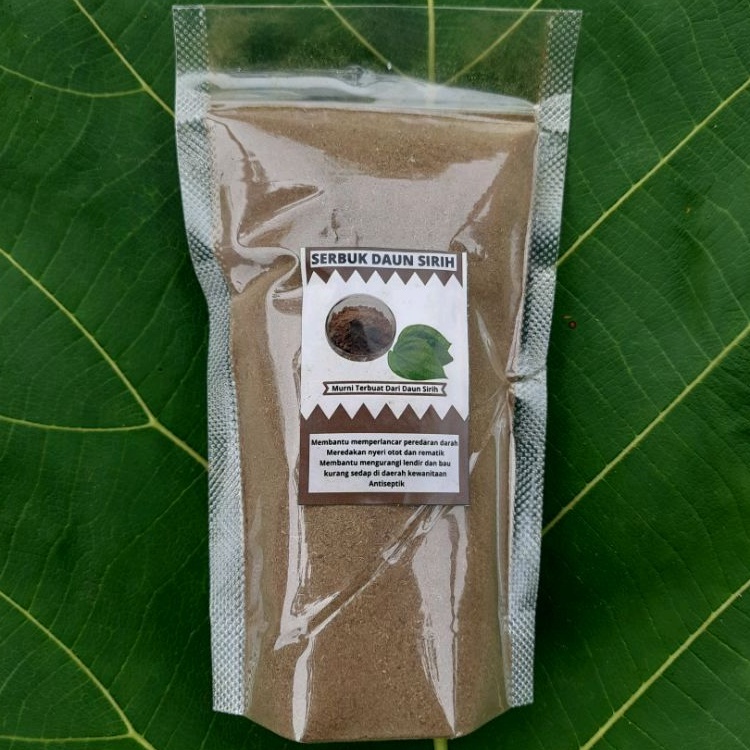 

Serbuk Bubuk Daun Sirih Suruh isi 100 Gram