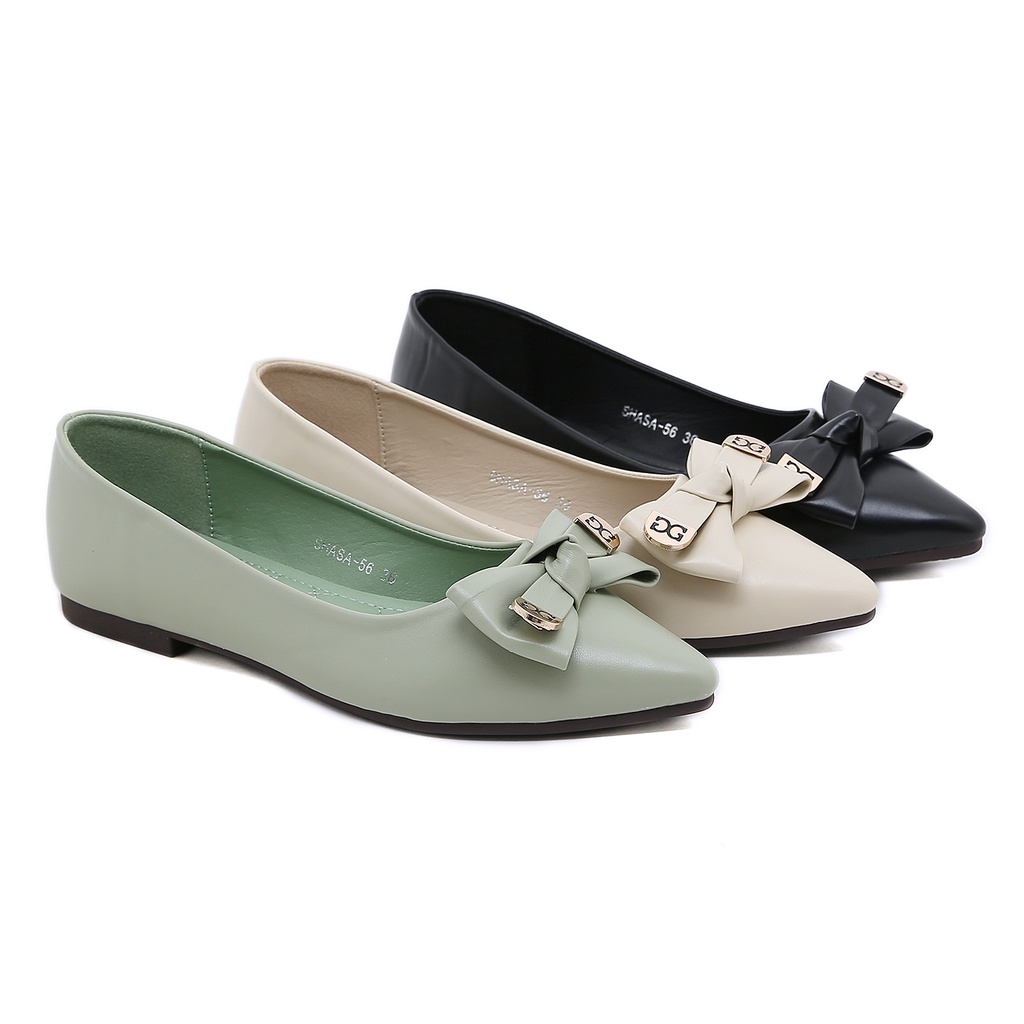 JISO RYONA SHASA-56 Sepatu Flat Wanita Import Premium