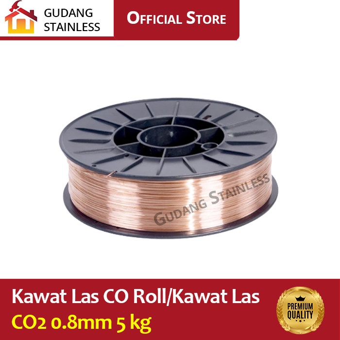 Kawat Kawat Las Co Roll/Kawat Las Co2 0.8Mm 5 Kg Setara Artic