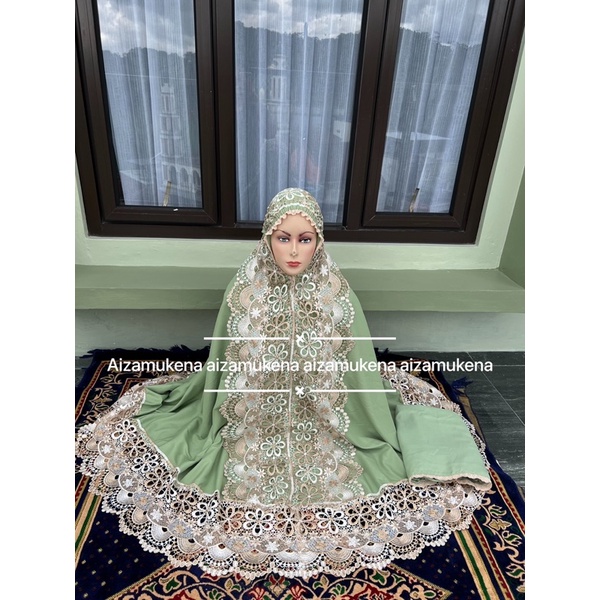 mukena seroja katun warna full kd (COD)