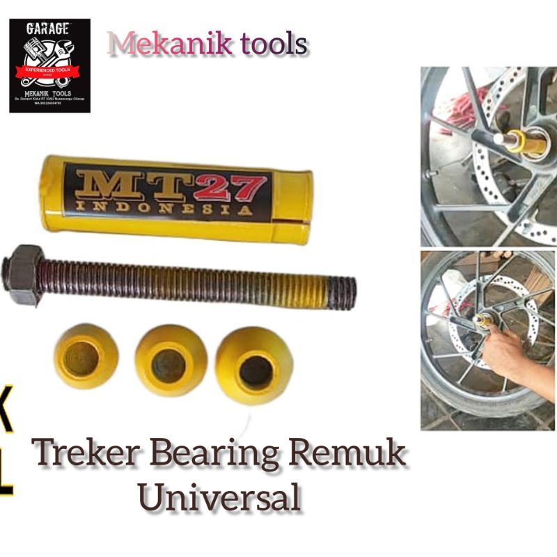 Treker Cabut Lepas Bearing Laher Remuk laker pecah