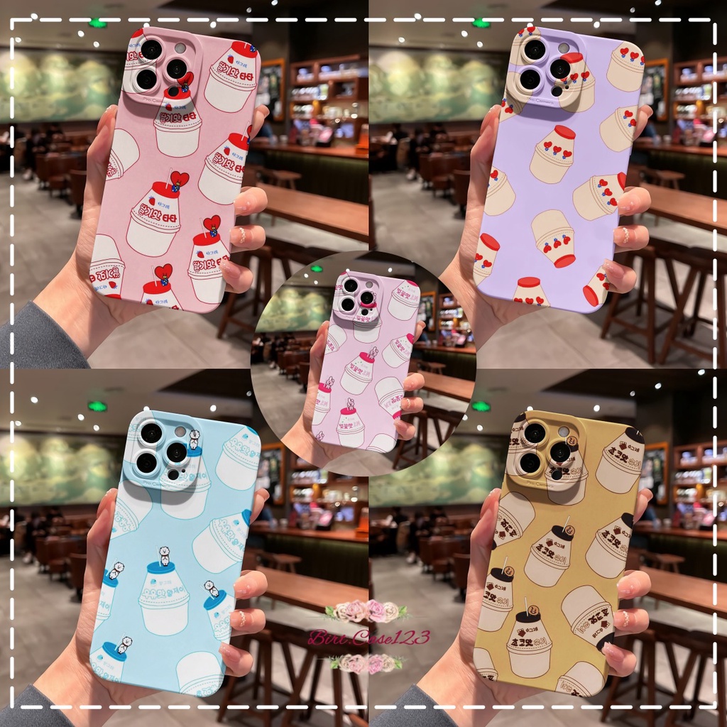 CUSTOM CASE SOFTCASE SILIKON PROCAMERA YOGURT CUSTOM OPPO REALME VIVO XIAOMI SAMSUNG INFINIX IPHONE FOR ALL TYPE BC6859