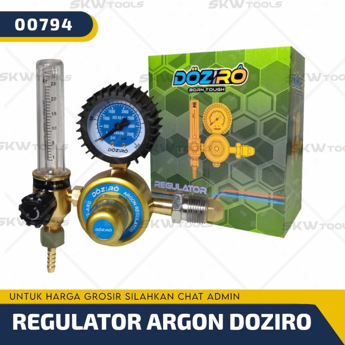 Regulator Las Argon Doziro Regulator Argon Mesin Las Tig