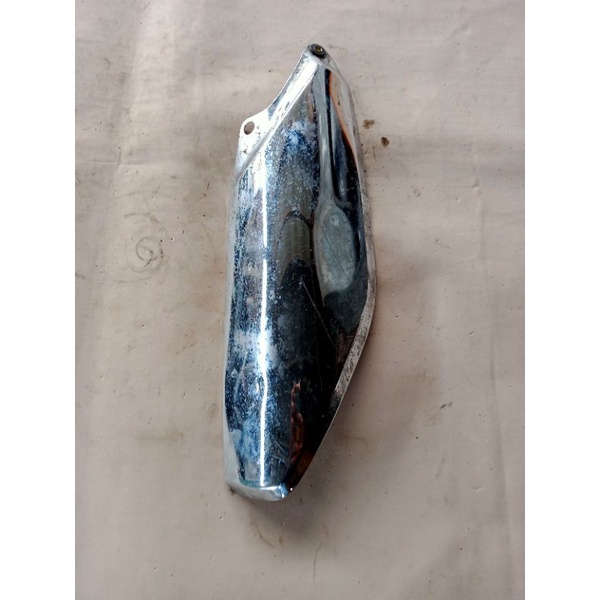 Cover Tameng Tutup Pelindung Knalpot Honda Megapro Monoshock Mono Shock Original