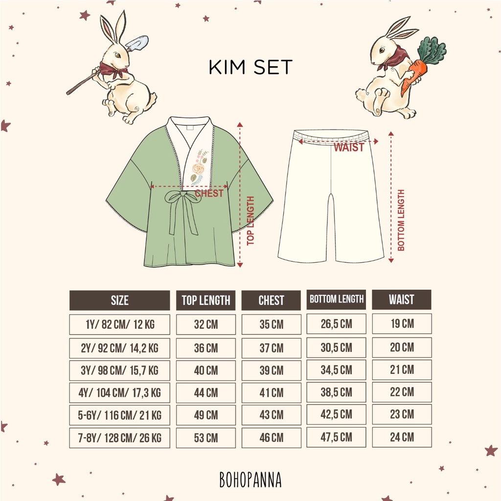 SPESIAL CNY IMLEK BOHOPANNA BOHO BABY HANS SET / KIM SET SETELAN ANAK LAKI LAKI DAN PEREMPUAN 1-8 TAHUN