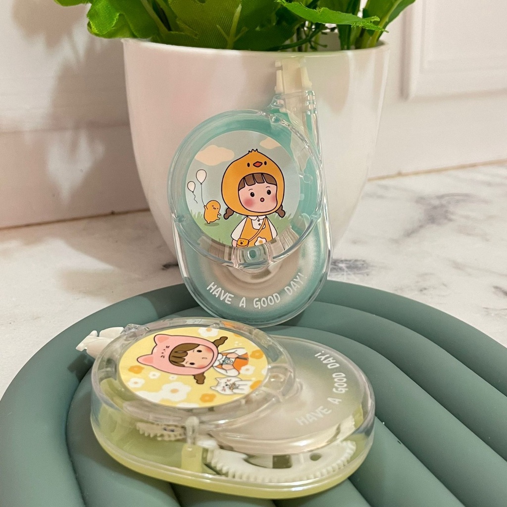 

TIP EX LUCU TWINGO MOTIF LITTLE GIRL READY 3 WARNA CORRECTION TAPE CEWE IMUT UNIK SPESIAL KUALITAS PREMIUM HARGA TERJANGKAU BISA COD DAN GROSIR