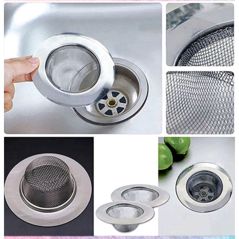 SARINGAN WASTAFEL JALA STAINLESS FILTER BAK CUCI PIRING SALURAN AIR