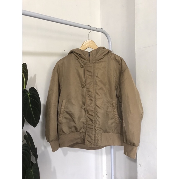 jaket hoodie second GU