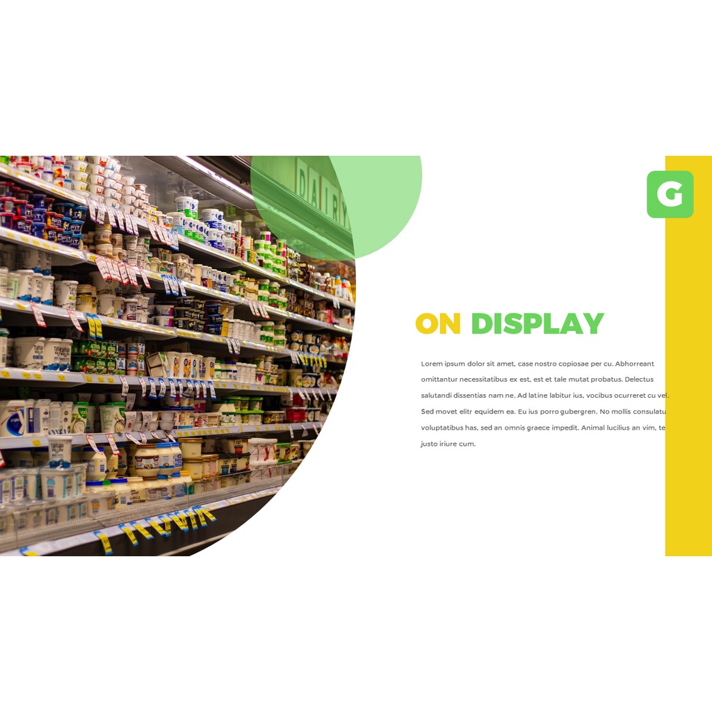 40 Grocery G-Slides Template PPTX