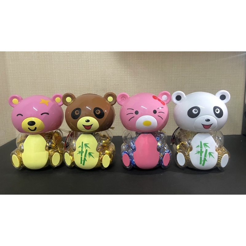 chen liang cokelat panda boneka celengan