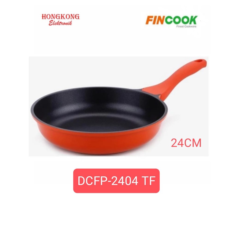 CERAMIC DEEP FRY PAN FINCOOK DCFP-2404 TF [24 CM] | BAHAN TEFLON |
