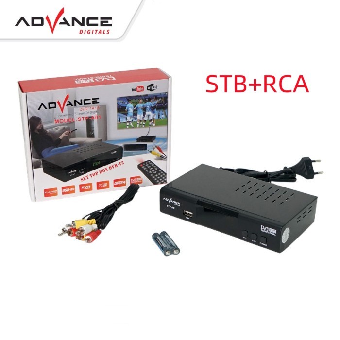 Garansi 1 TahuN - ADVANCE MATRIX EVERCROSS Set Top Box TV Digital Receiver STB TV BOX - STB