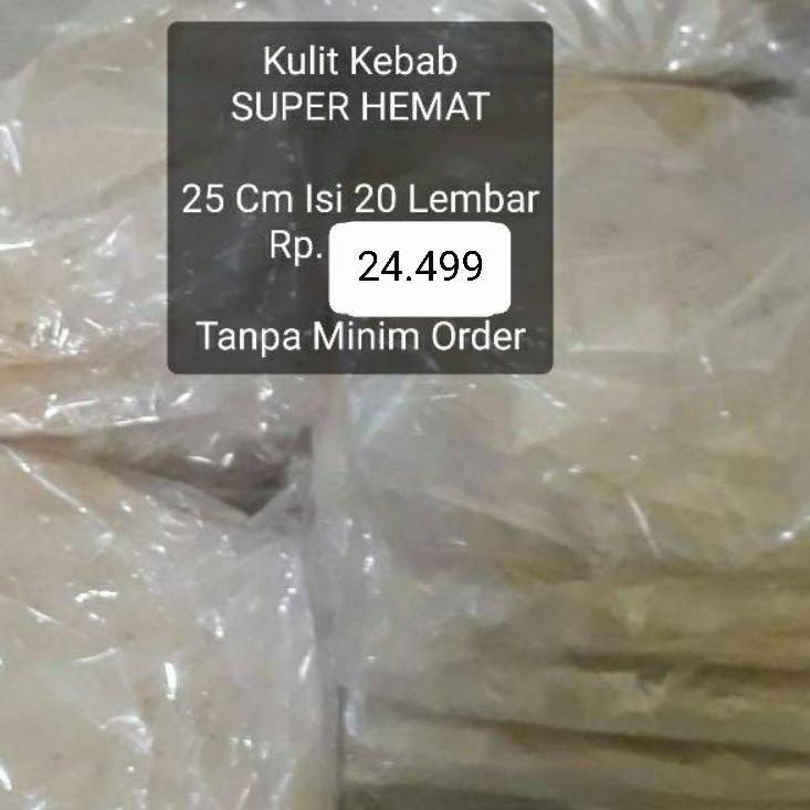 

TREND TERKINI Kulit Kebab Harga Super Hemat 25 Cm Isi 20 Lembar Tortila Enak Tortilla Top ☭ 852