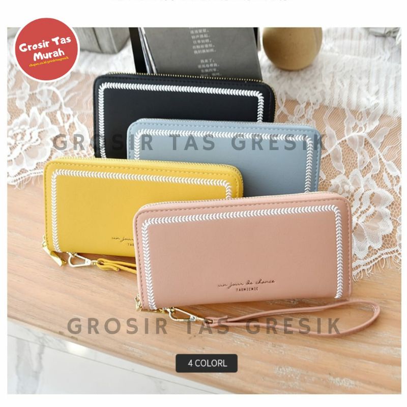 Dompet panjang wanita 1 resleting