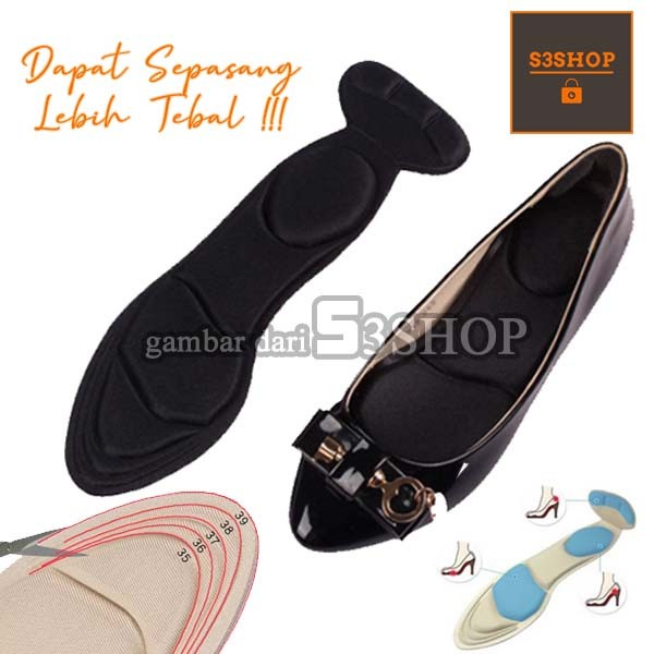 Swokii Insole T Bantalan Alas Kaki Wanita Sepatu High Heels Anti Slip