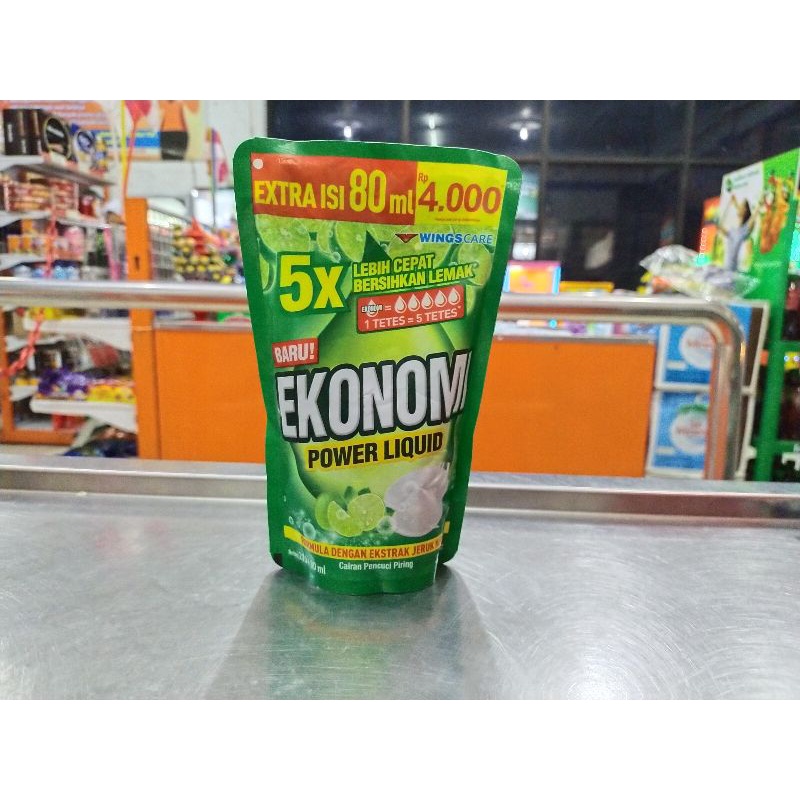 EKONOMI LIQUID CUCI PIRING 210+80ML