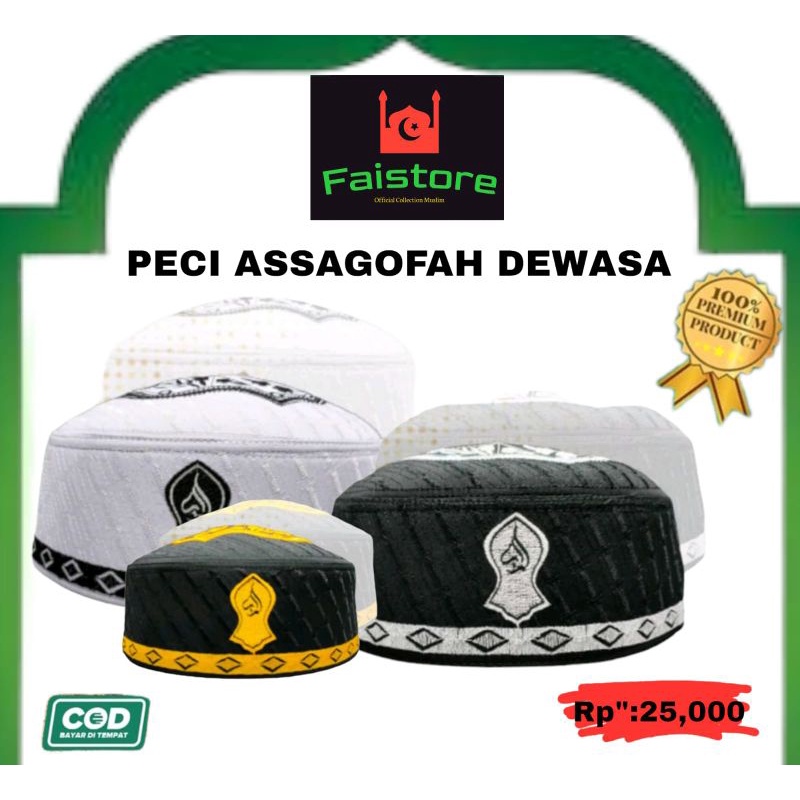 Peci Dapak Terompah Kopiah Peci Asagofah