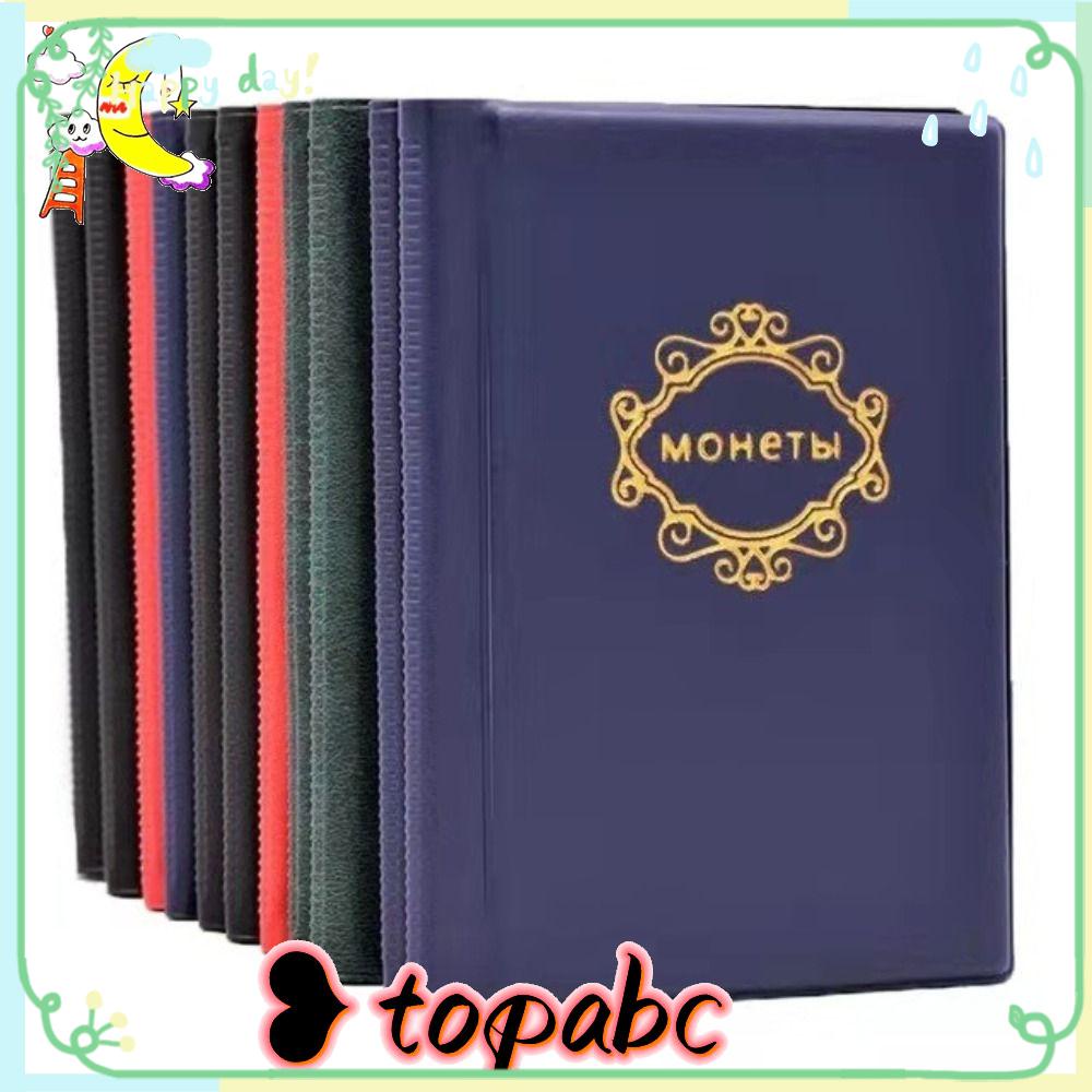 Top Coin Collection Book For Collector Tempat Koin PVC 120saku Buku Uang Tempat Peringatan