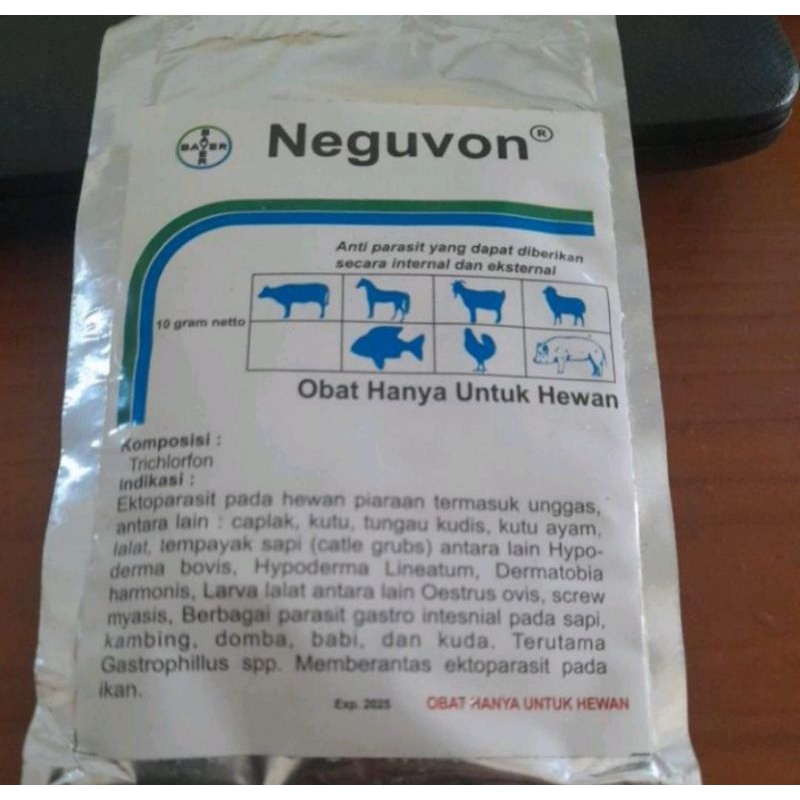 PAKET 5 PCS NEGUVON BAYER ANTI PARASIT Pembasmi Serangga