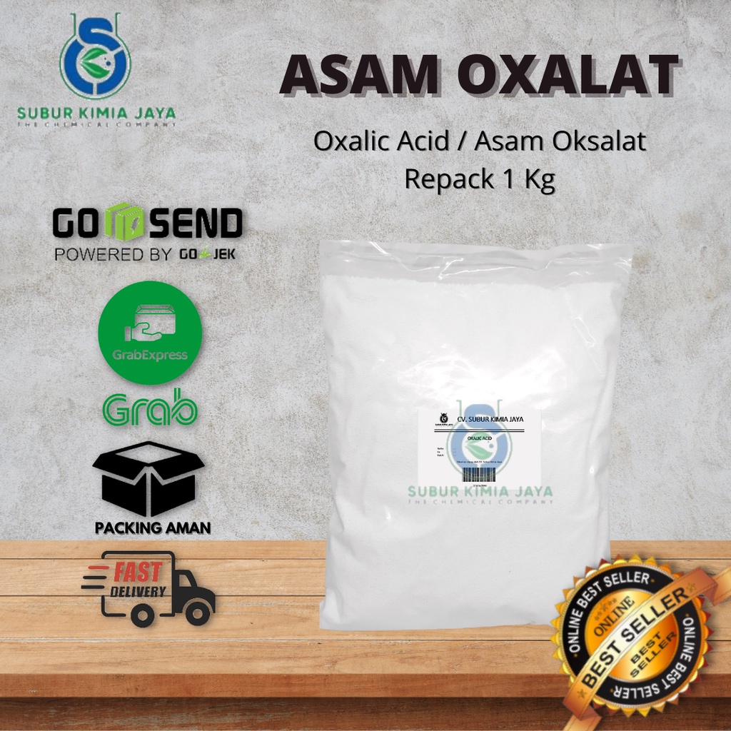 

Oxalic Acid / Asam Oksalat / Oksasil / Pencerah warna pakaian / Kerak 1 kg Premium