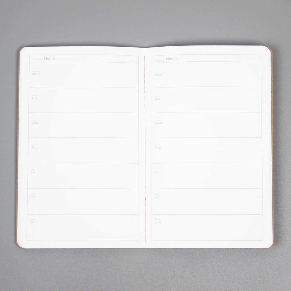 Weekly Journal - Notebook - Agenda - Planner Softcover