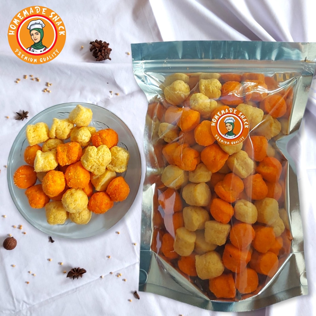 

Homemade Snack - Chiki Ball Mix Rasa 2in1 Homemade Bola Bola Chiki Snack Halal Kualitas Premium