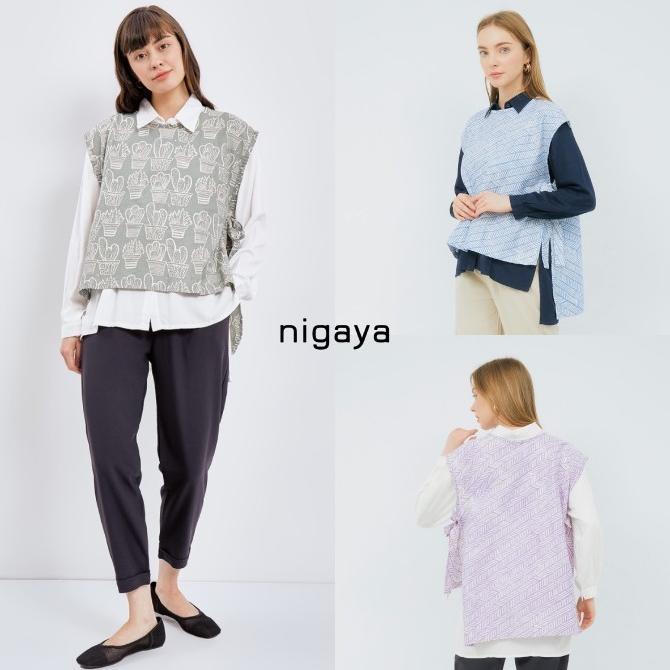 NIGAYA BATIK - CATHY OUTER - Outer Batik Wanita Modern - Batik Wanita