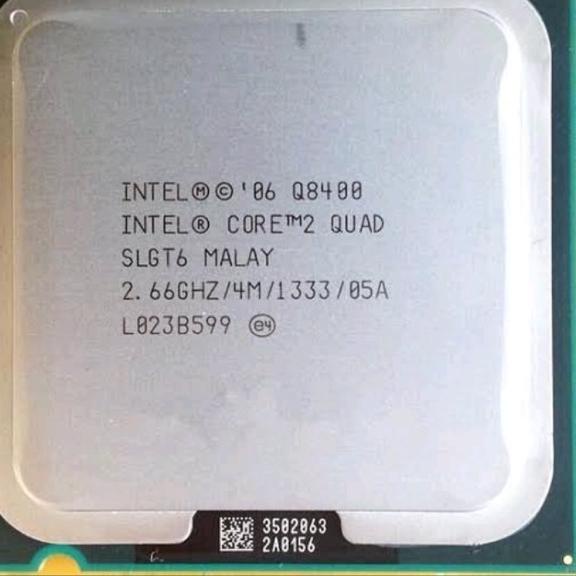 Harga Spesial Prosesor core 2 quad quad core Q8400 2.66 ghz lga 775