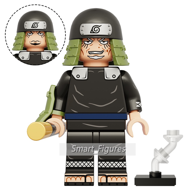 Naruto Minifigures Senju Hashirama Namikaze Minato Uchiha Madara Sarutobi Hiruzen Mainan Hadiah Mini Figure KDL814