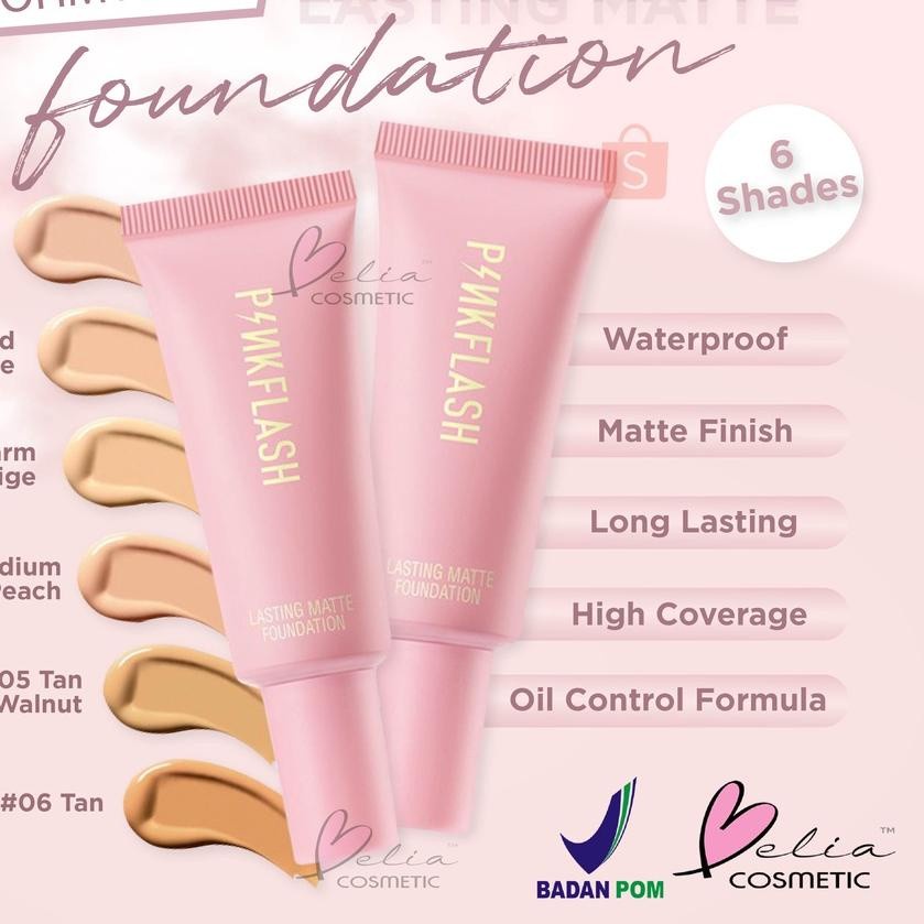 PINKFLAS FOUNDATION LASTING MATTE PINK FLAS LIGTWEIGT OIL CONTROL