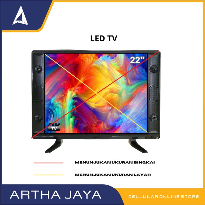 Televisi [ TV ] LED TV 24 INCH 24inch Termurah KOMPLIT