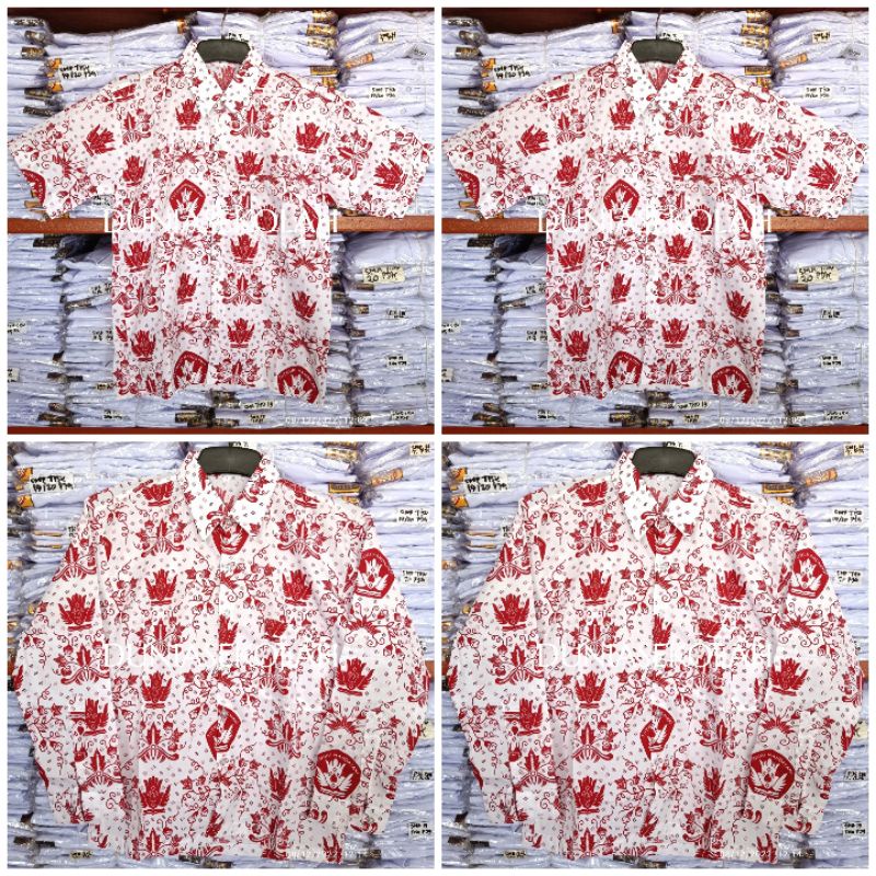 Jual Martin Baju Batik Sekolah Sd Mi Tut Wuri Handayani Pendek