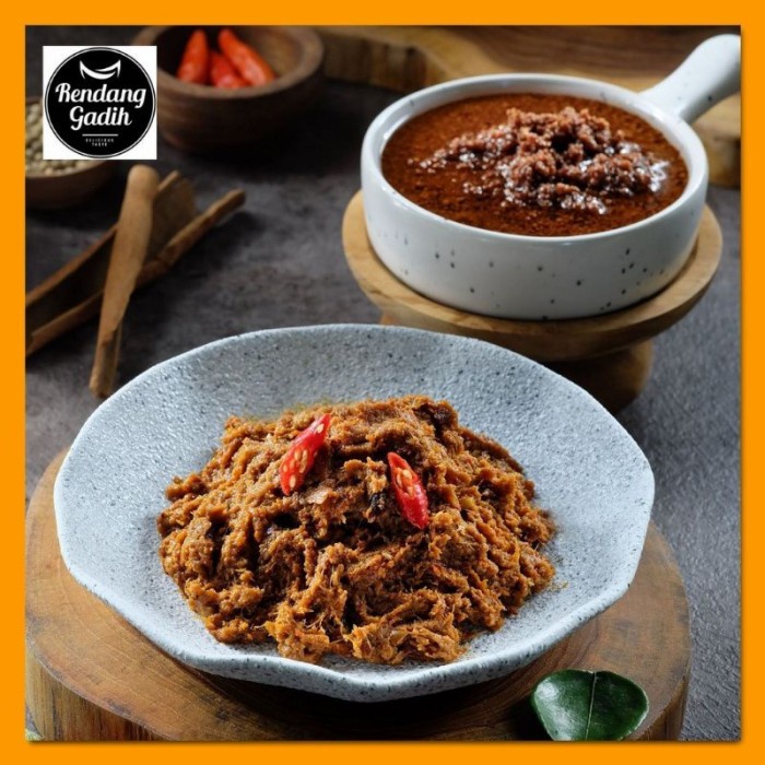 

Bumbu Rendang Instan - Rendang Gadih Siap Makan Tx0554