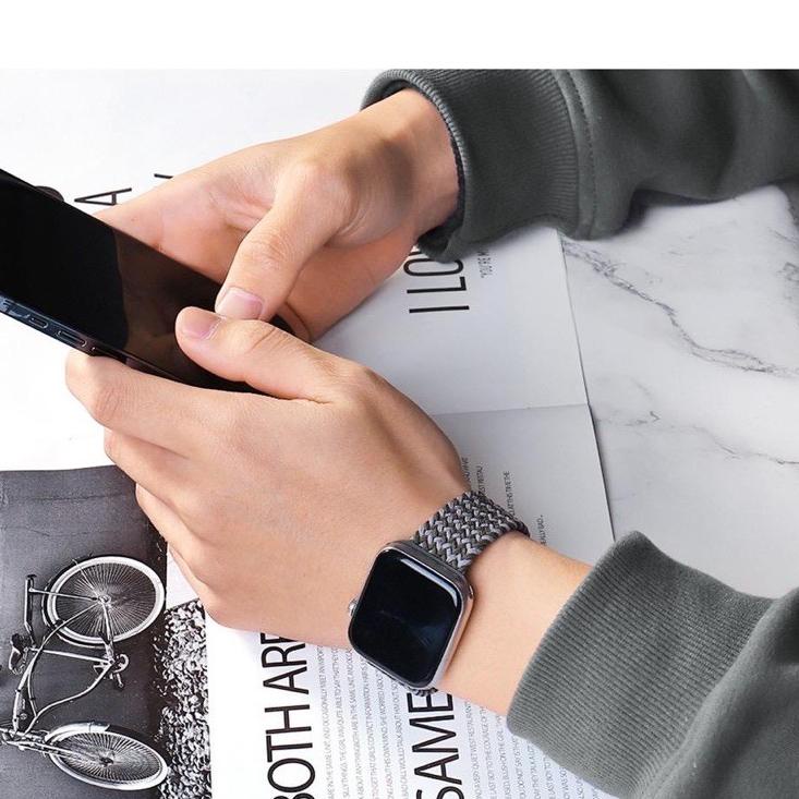 Paling Diminati STRAP IWATCH WOVEN BRAIDED SOLO LOOP DOUBLE LOOP / SINGLE LOOP IWATCH STRAP ALL SERI