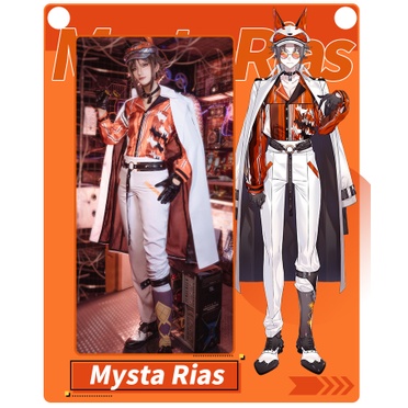 Collab Series NIJISANJI Cosplay Vtuber Mysta Rias Cosplay Costume