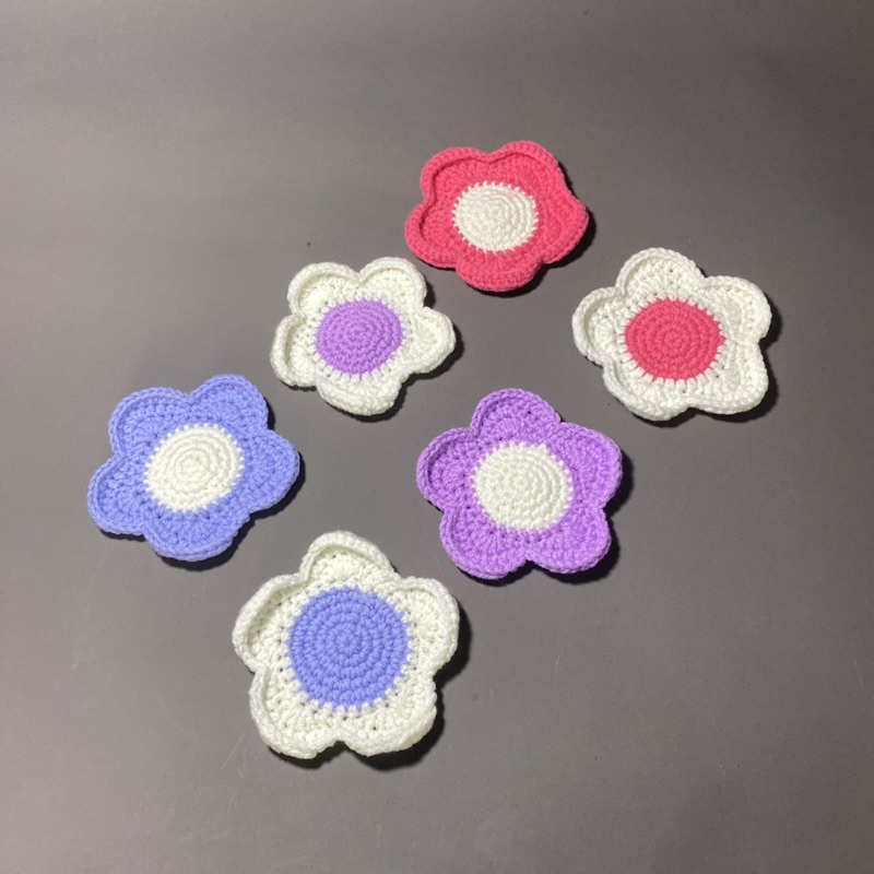CROCHET TATAKAN AKSESORIS // TATAKAN GELAS CROCHET