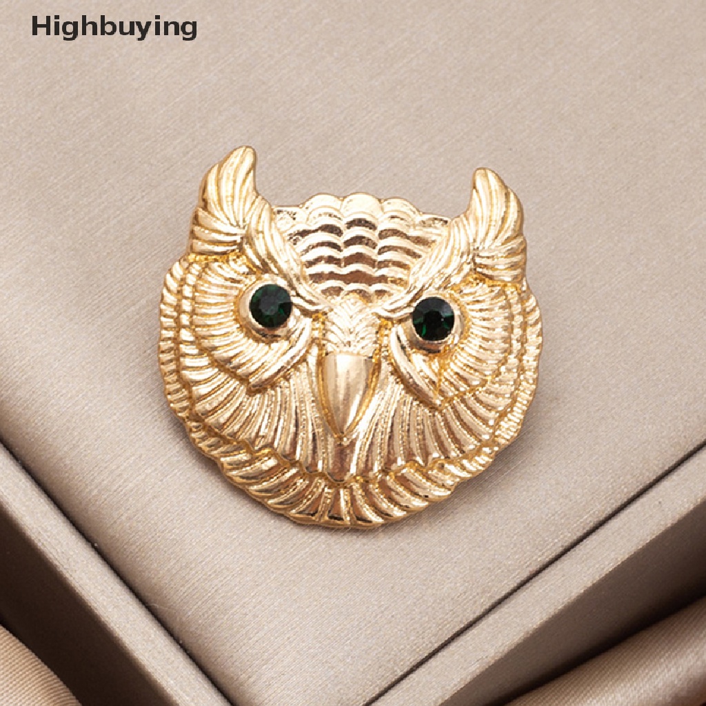 Hbid Tiger Owl Leopard Kepala Bros Hewan Wanita Pesta Bros Pin Fashion Perhiasan Hadiah Seri Hewan Bros Glory