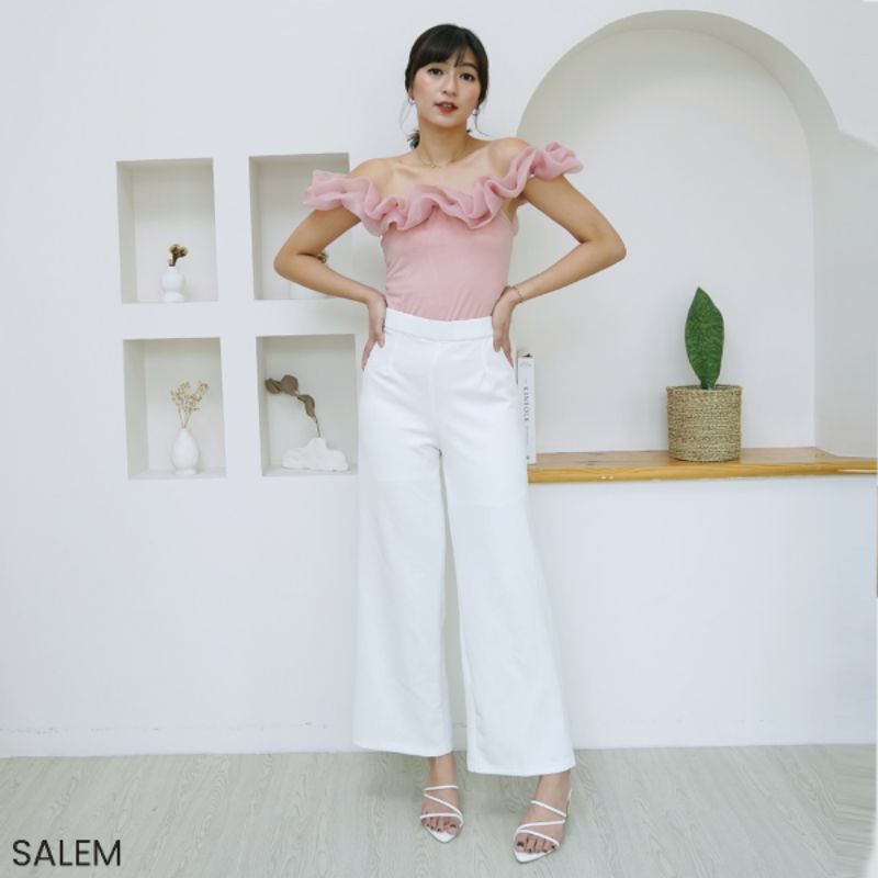 Sabrina Ruffle Top Organza Hyesin