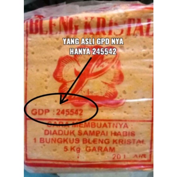 

BLENG kristal/bleng obat kerupuk (asli) new