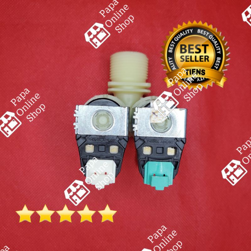 Selenoid Valep Palep Solenoid Valve Water Inlet 2 in 1 Mesin Cuci Electrolux EWF8555 EWF8556