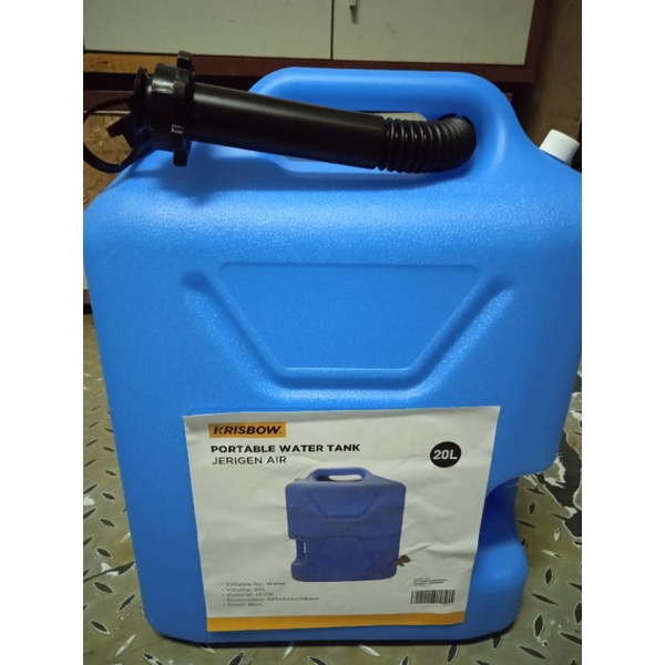 Jual Krisbow Jerigen Air Minum Plastik 20 Liter Shopee Indonesia