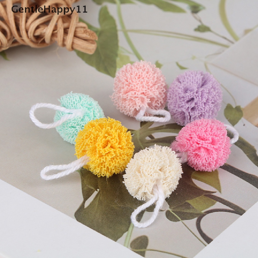 GentleHappy 3Pcs Dollhouse Miniature Furniture Simulation Bath Ball Model DIY Accessories id