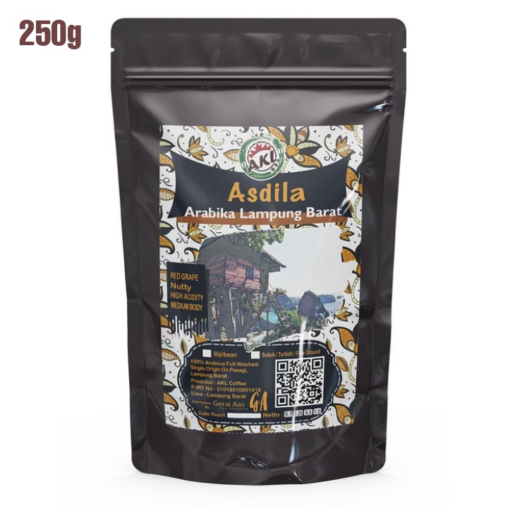 

Arabika Special Dari Lampung Barat Asdila - AKL Coffee - Biji Kopi/Kopi Bubuk 250g
