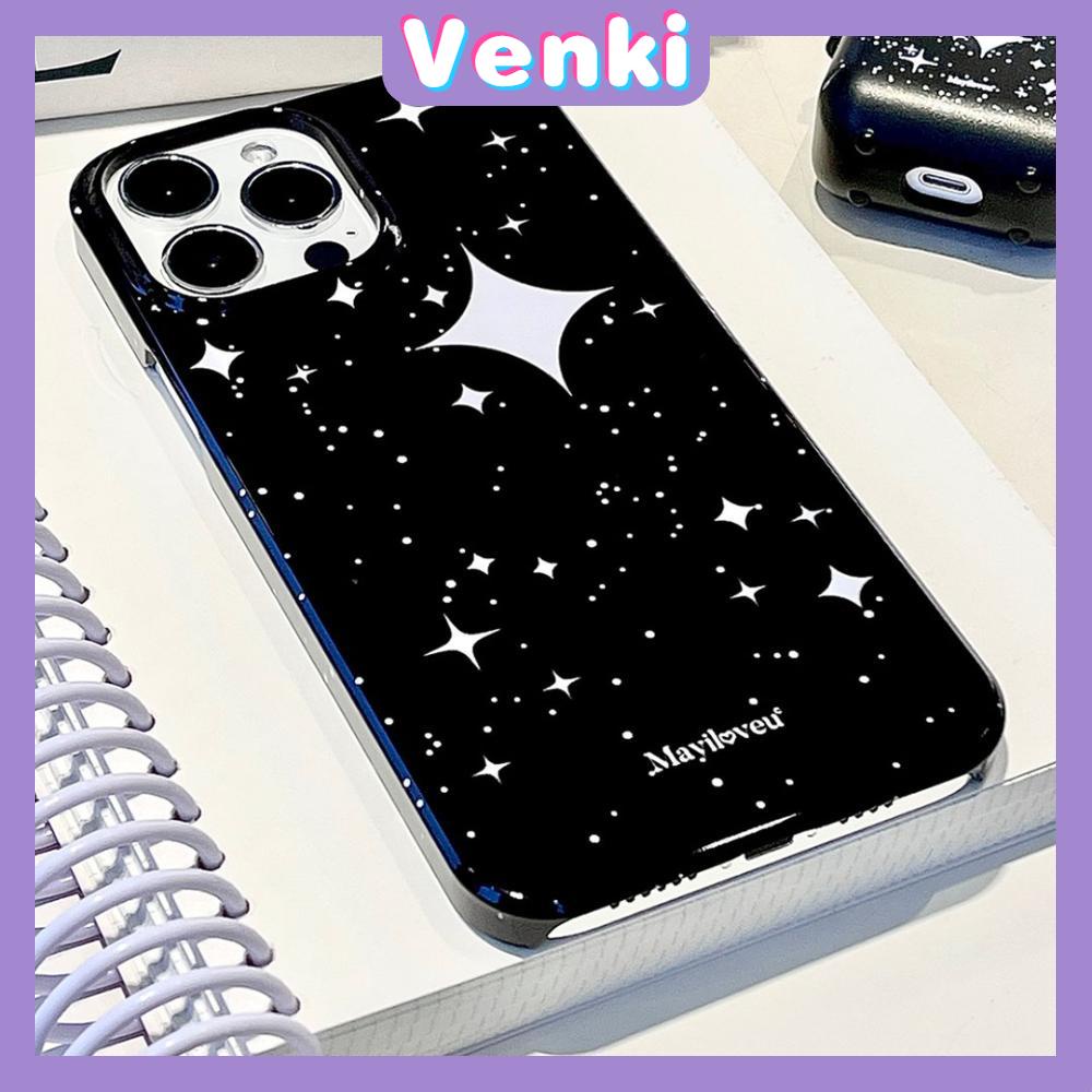 Case iPhone 14 Pro Max Soft TPU Candy Case Twinkling Star Glossy Black Case Camera Protection Shockproof For iPhone 13 12 11 Plus Pro Max 7 Plus X XR