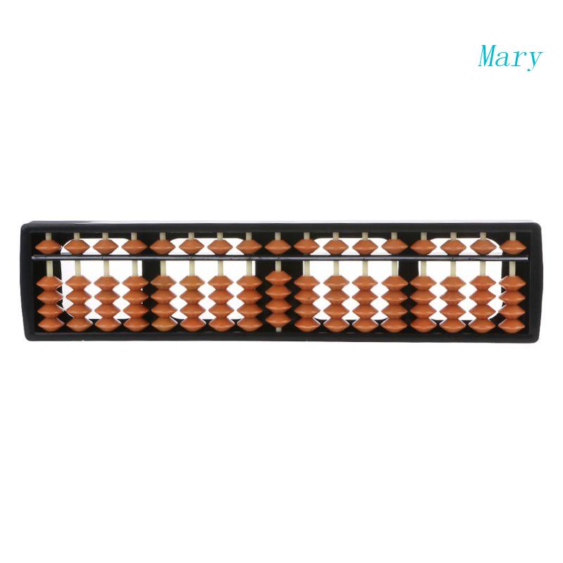 Mary 17batang Digit Standard Abacus Soroban Alat Hitung Kalkulator Cina Jepang