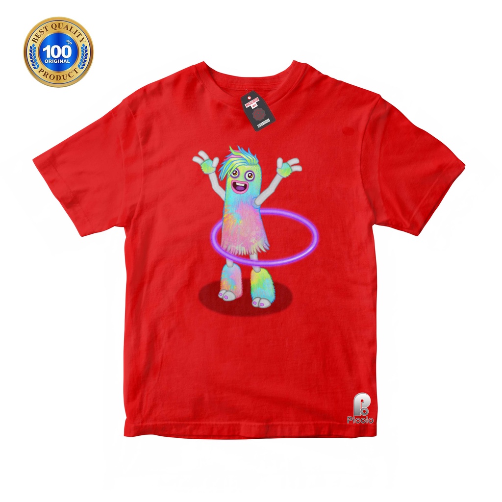 BAJU ANAK KAOS ATASAN ANAK MOTIF KARAKTER MY SINGING MONSTER UNISEX Bahan COTTUN (FREE NAMA)