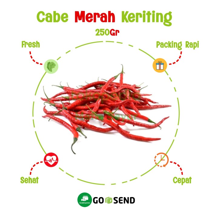 

CABE MERAH KERITING / LOMBOK / CABE CRY / CHILI / FRESH VEGETABLE